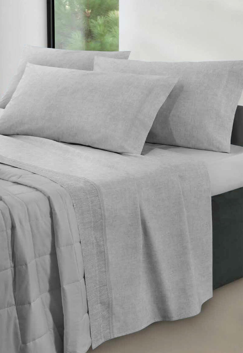 COMPLETO LETTO 2 PIAZZE COTONE SOPRA CM 240X280 - immagine 2